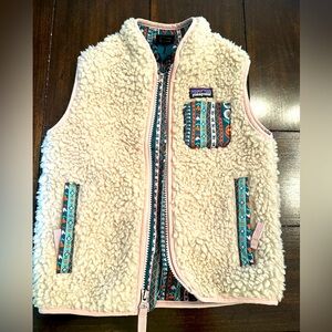 Girls toddler new without tags 3T Patagonia Sherpa vest
